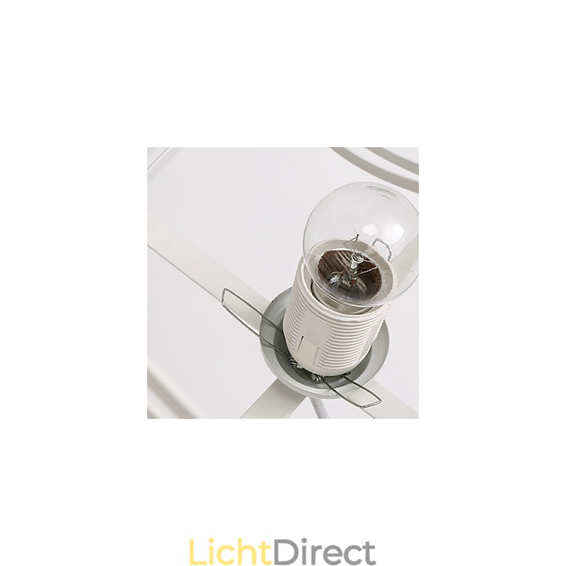 Moderne, eigentijdse metalen hanglamp