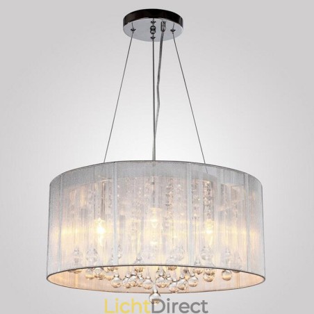 Traditionele klassieke kristallen chromen metalen kroonluchter