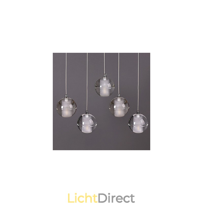 1 Licht Kristallen Glazen Stenen Hanglamp Café Hanglamp Decoratieve Hanglamp