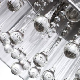 Traditionele klassieke kristallen chromen metalen kroonluchter