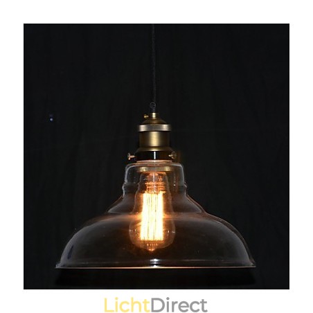 Traditionele klassieke vintage kom mini-stijl schilderij hanglamp