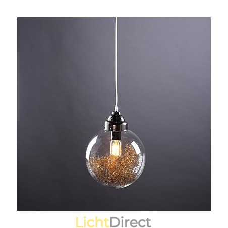 Moderne eigentijdse traditionele klassieke vintage lantaarn landelijke nikkel glazen hanglamp eetkamer