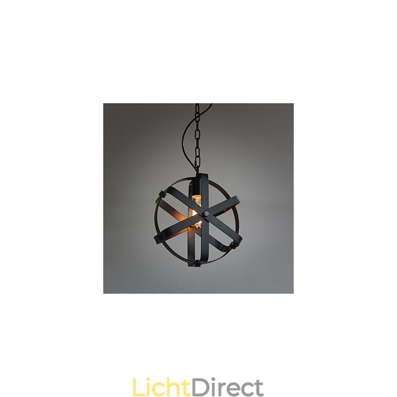 Vintage Stijl Industriële Ronde Hanglamp Loft Huisinrichting Decoratieve Kroonluchter