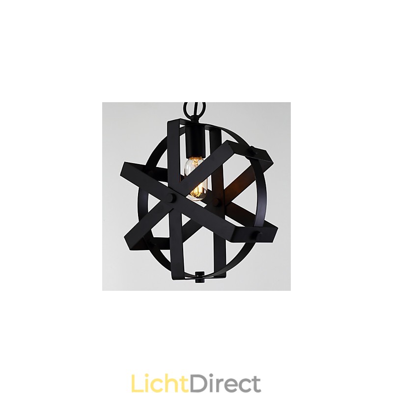 Vintage Stijl Industriële Ronde Hanglamp Loft Huisinrichting Decoratieve Kroonluchter