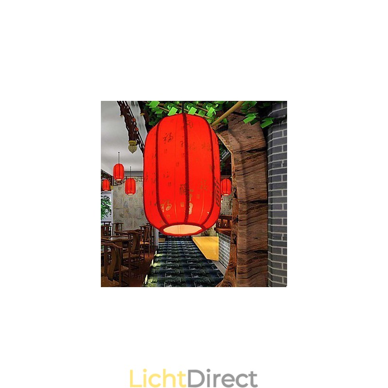 Archaize Schapenvacht Rode Lantaarns Porch Droplight Lamp Licht