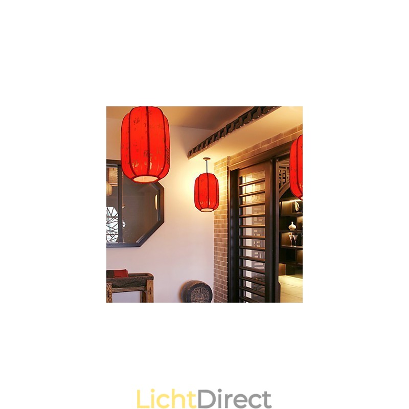 Archaize Schapenvacht Rode Lantaarns Porch Droplight Lamp Licht