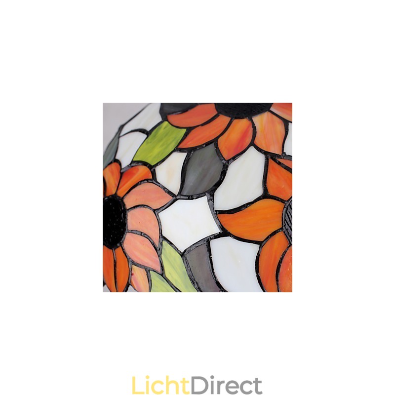Europese landelijke creatieve kunsten glas-in-lood kroonluchter herstel van oude gebruiken lamp licht