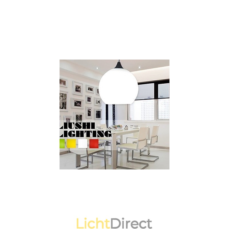 Eenvoudige modieuze gekleurde glazen kroonluchterlamp