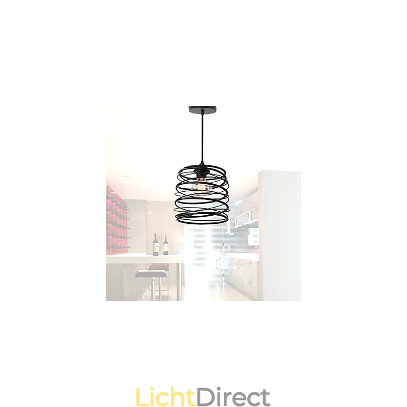 Rustieke Lodge Retro Country Mini Stijl Schilderij Metalen Hanglamp Garage