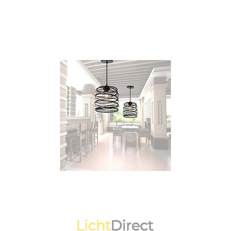 Rustieke Lodge Retro Country Mini Stijl Schilderij Metalen Hanglamp Garage