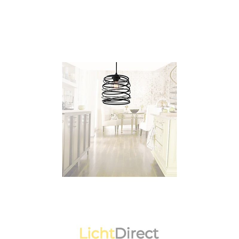Rustieke Lodge Retro Country Mini Stijl Schilderij Metalen Hanglamp Garage