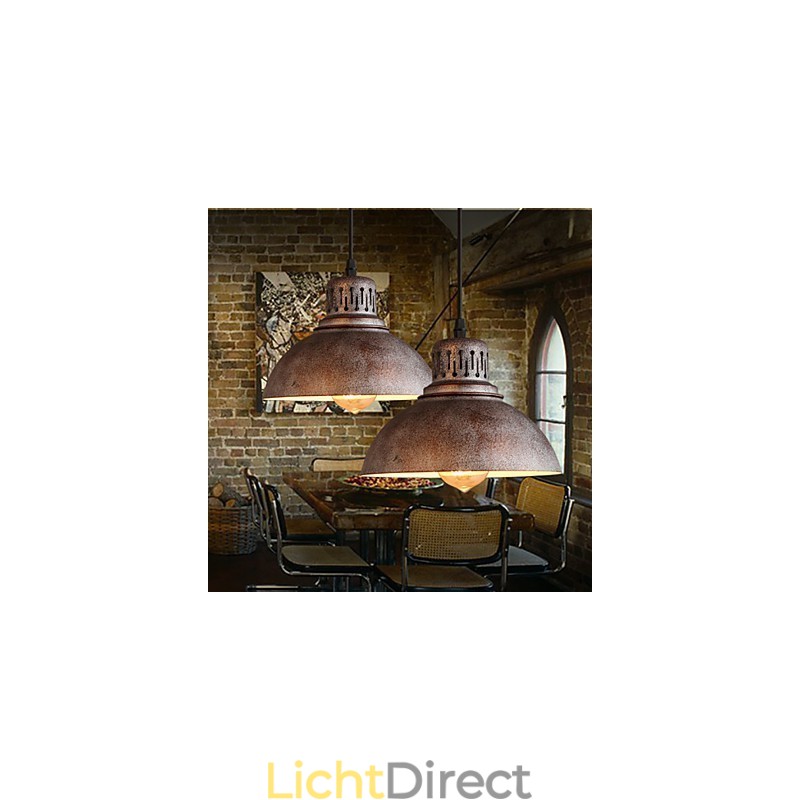 Retro Mini Stijl Schilderij Metalen Hanglamp Buiten