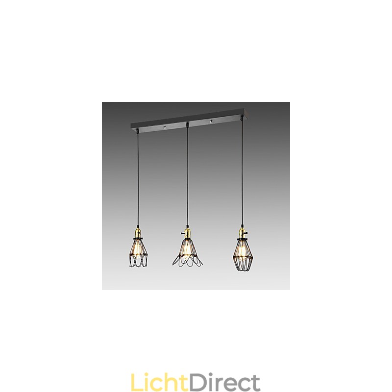 Traditionele klassieke vintage retro landelijke hanglamp
