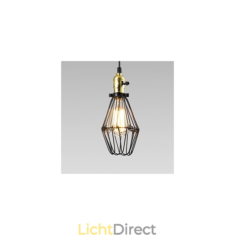 Traditionele klassieke vintage retro landelijke hanglamp