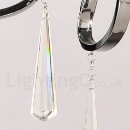 Moderne eigentijdse traditionele klassieke rustieke lodge vintage land eiland chromen metalen kroonluchter