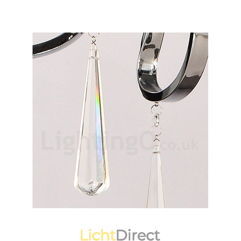 Moderne eigentijdse traditionele klassieke rustieke lodge vintage land eiland chromen metalen kroonluchter