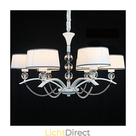Moderne eigentijdse kristallen chromen stoffen kroonluchter Moderne eigentijdse kristallen chromen stoffen kroonluchter