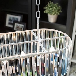 Moderne, eigentijdse mini-stijl metalen hanglamp voor buiten