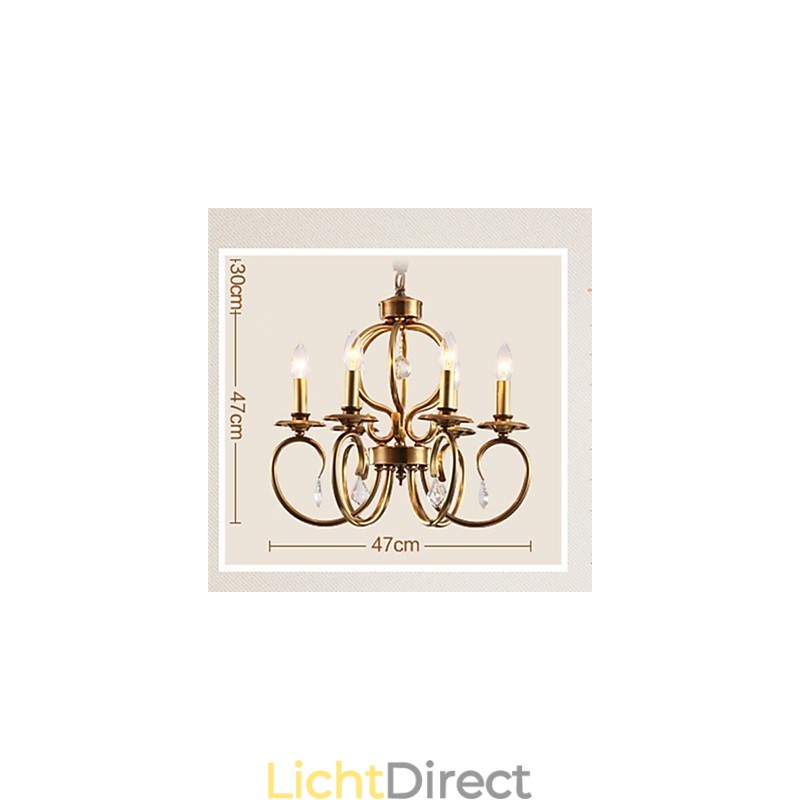 Kroonluchter Hanglamp Mini Stijl Traditioneel Klassiek Metaal