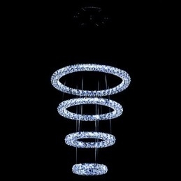 Kristallen ring hanglamp moderne plafond kroonluchter verlichting lamp armaturen met