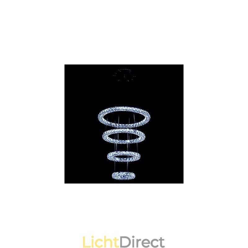 Kristallen ring hanglamp moderne plafond kroonluchter verlichting lamp armaturen met