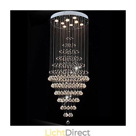 Moderne kristallen kroonluchter verlichting hanglamp plafondlamp armaturen met 8 lampen H180CM Moderne kristallen kroonluchter verlichting hanglamp plafondlamp armaturen met 8 lampen H180CM