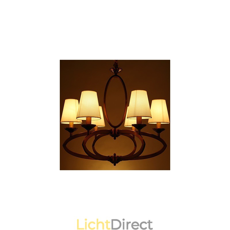 Rustieke Lodge Vintage Mini Stijl Gegalvaniseerde Metalen Kroonluchter