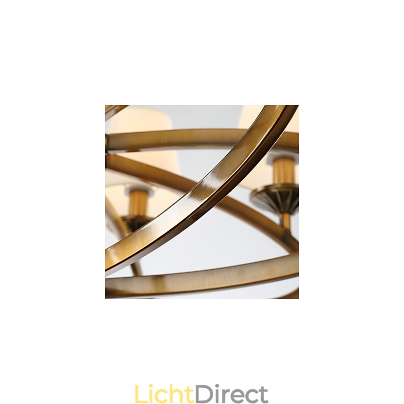 Rustieke Lodge Vintage Mini Stijl Gegalvaniseerde Metalen Kroonluchter