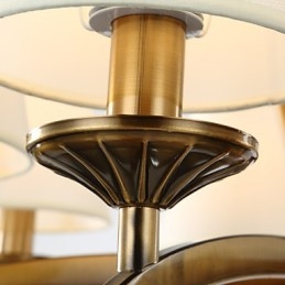 Rustieke Lodge Vintage Mini Stijl Gegalvaniseerde Metalen Kroonluchter