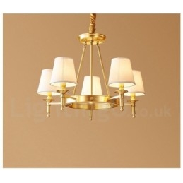 Puur messing ronde kroonluchter hanglamp traditioneel klassiek