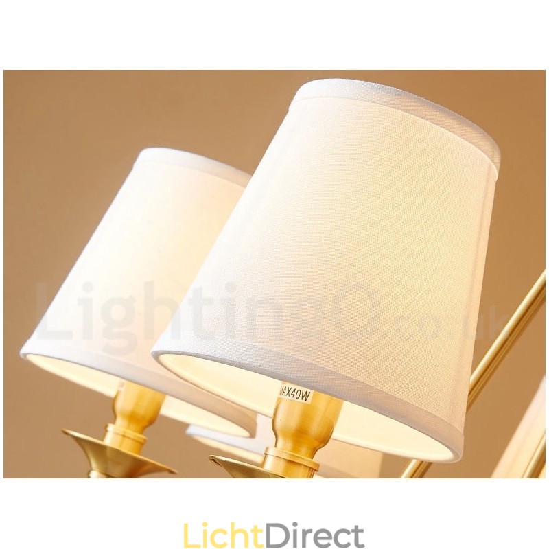 Puur messing ronde kroonluchter hanglamp traditioneel klassiek