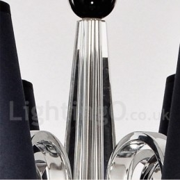 Moderne eigentijdse traditionele klassieke rustieke lodge vintage land eiland chromen metalen kroonluchter