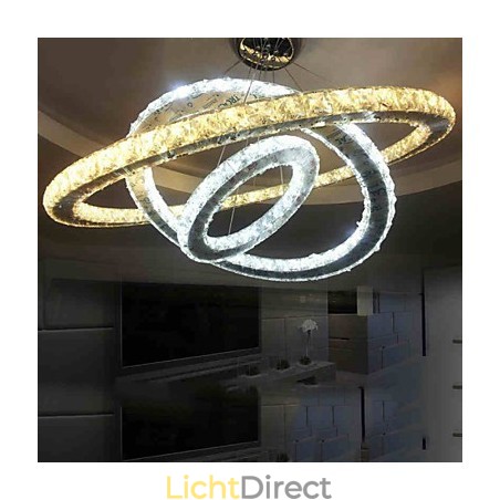 Kristallen plafond hanglampen kroonluchter verlichtingsarmaturen met warm en koel wit D406080cm Kristallen plafond hanglampen kroonluchter verlichtingsarmaturen met warm en koel wit D406080cm