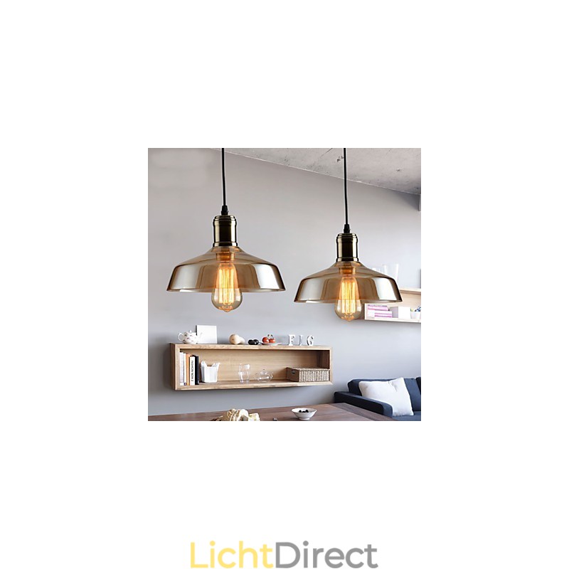 Retro Verlichting Glazen Hanglamp