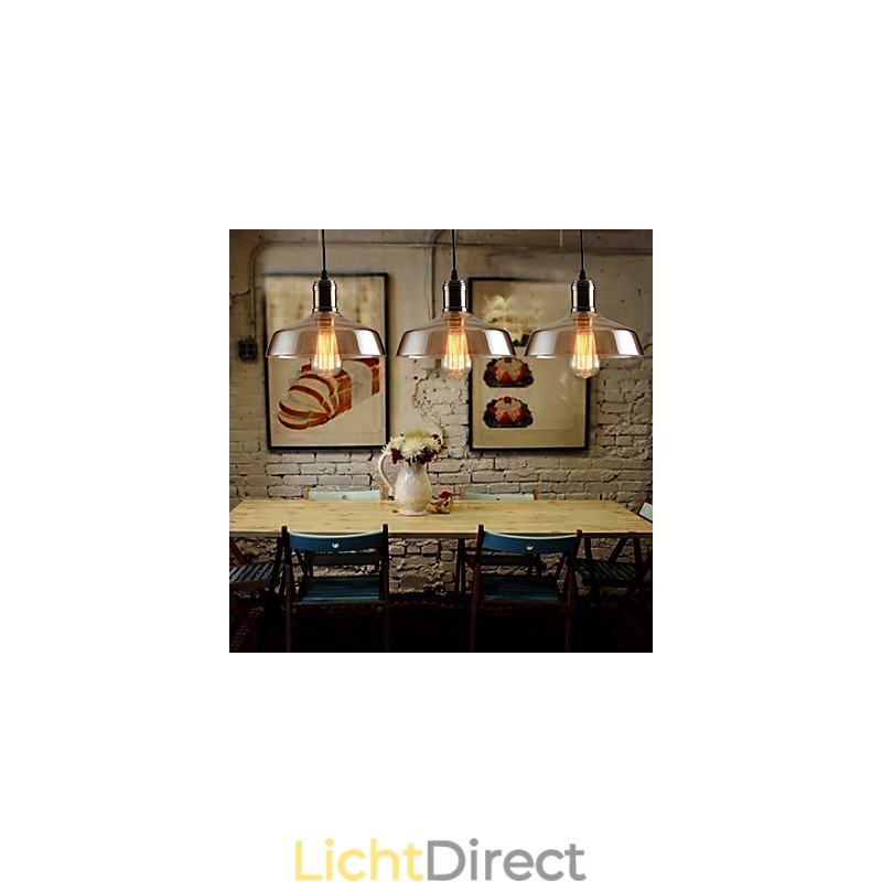 Retro Verlichting Glazen Hanglamp