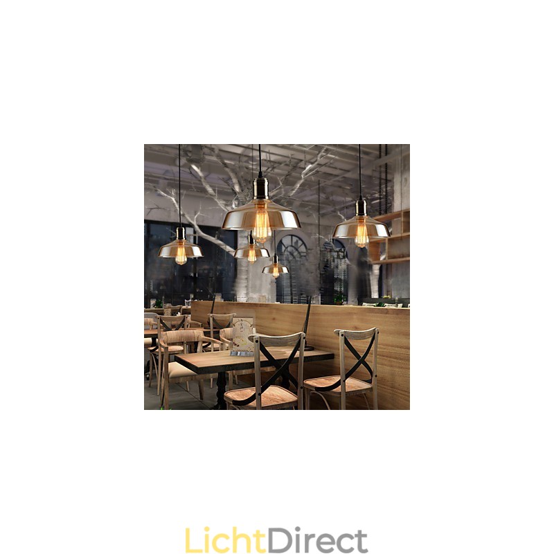 Retro Verlichting Glazen Hanglamp
