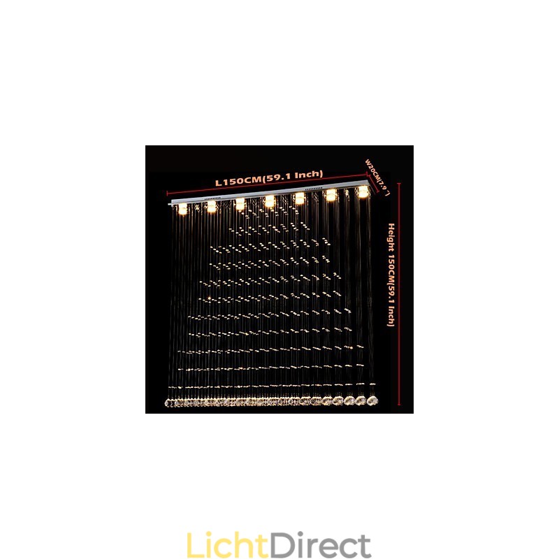 K9 Kristallen Hanglamp Hangende Draad Kroonluchter Verlichting Plafondlamp Binnen Café