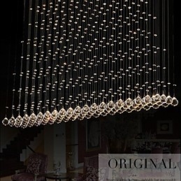 K9 Kristallen Hanglamp Hangende Draad Kroonluchter Verlichting Plafondlamp Binnen Café