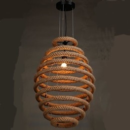 Amerikaanse Country Hemp Honingraat Kroonluchter