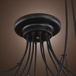 Kroonluchter Vintage Design Lampen Inbegrepen Living 10 Lampen Hanglamp