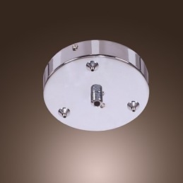Artistieke 6-lichts kristallen hanglamp met glazen kap