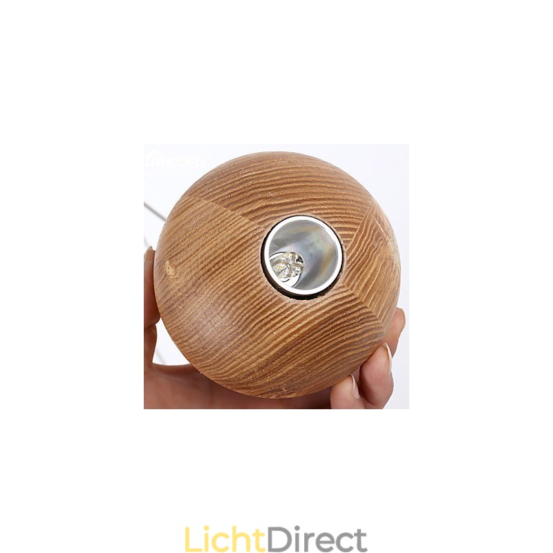 Hanglampen Mini Stijl Lantaarn Hout Bamboe