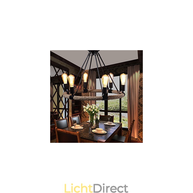 Kroonluchter Hanglamp Mini Stijl Rustieke Lodge Metaal