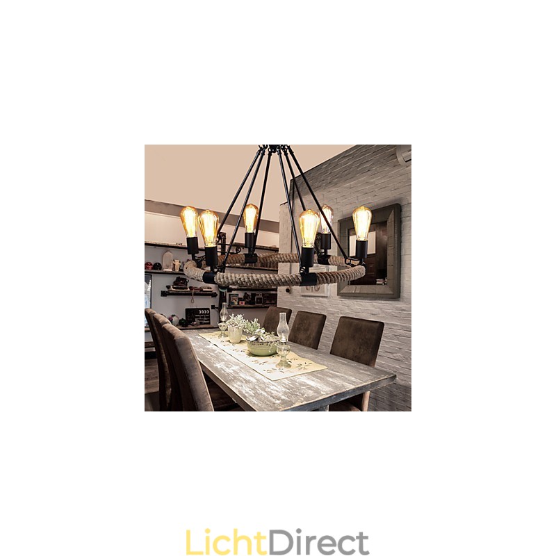 Kroonluchter Hanglamp Mini Stijl Rustieke Lodge Metaal