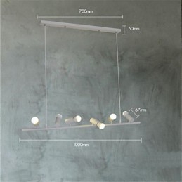 Vintage Retro Mini Stijl Schilderij Metalen Hanglamp