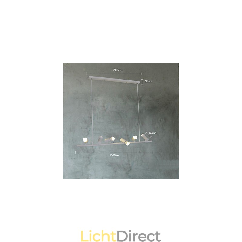 Vintage Retro Mini Stijl Schilderij Metalen Hanglamp