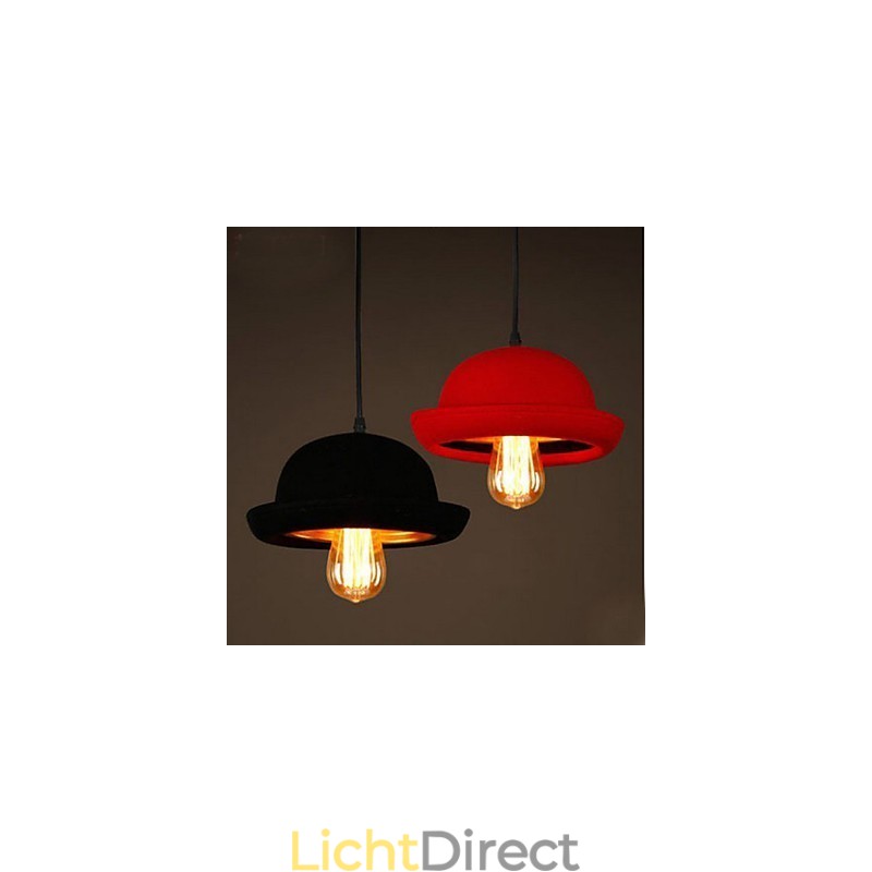 Hoed Hanger Café Design Zwarte Kroonluchter