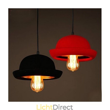 Hoed Hanger Café Design Zwarte Kroonluchter