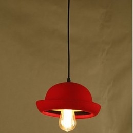 Hoed Hanger Café Design Zwarte Kroonluchter