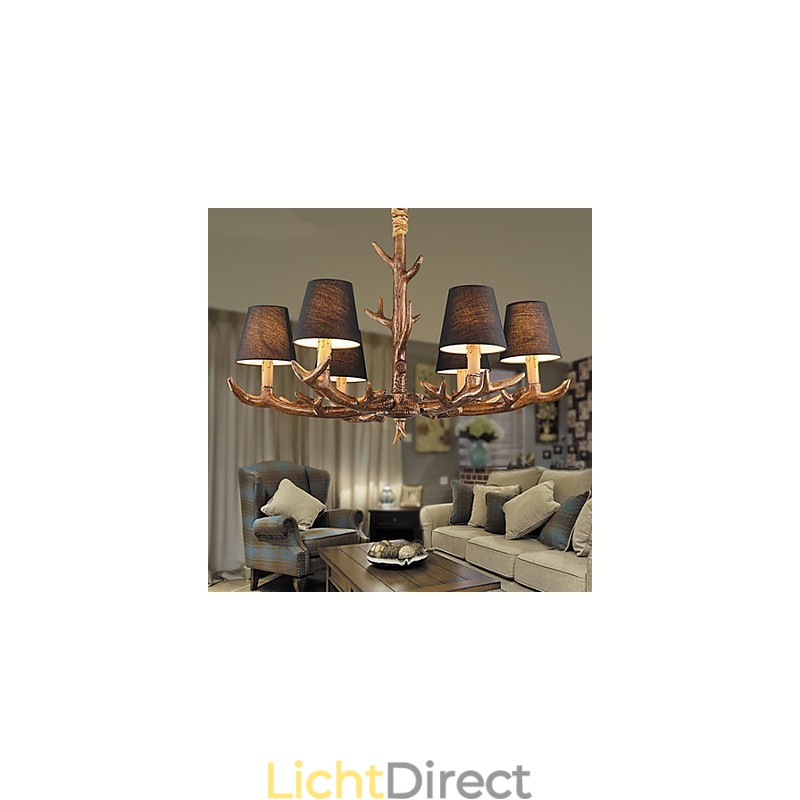 Kroonluchter Hanglamp Vintage Hars